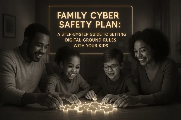 Family Cyber Safety Plan: A Step-by-Step Guide to Setting Digital Ground Rules with Your Kids