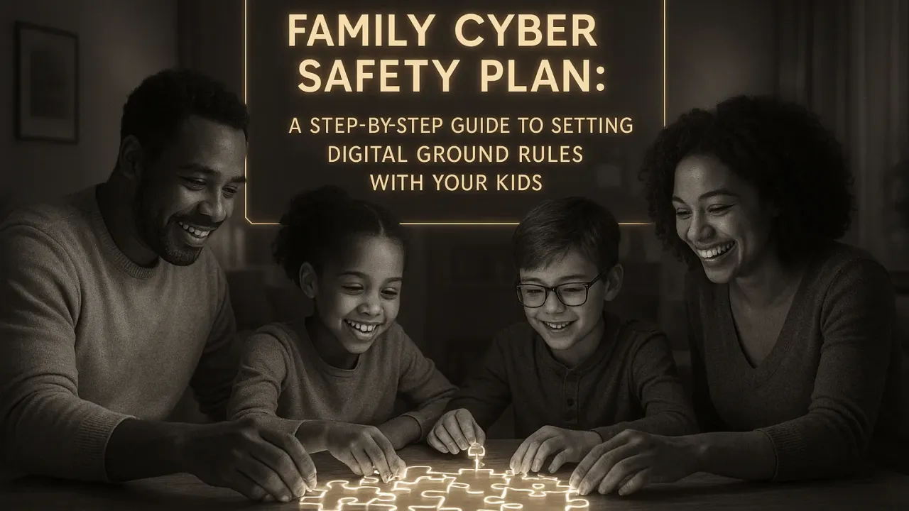 Family Cyber Safety Plan: A Step-by-Step Guide to Setting Digital Ground Rules with Your Kids