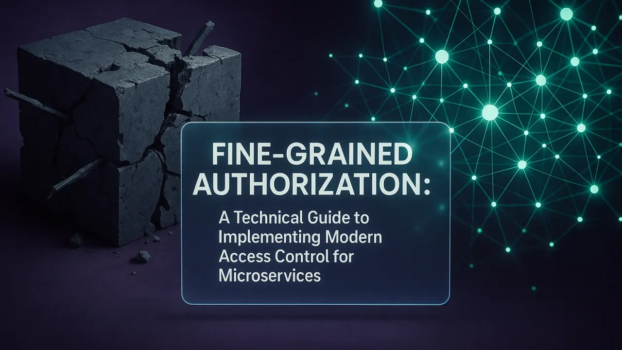 Fine-Grained Authorization: A Technical Guide to Implementing Modern Access Control for Microservices