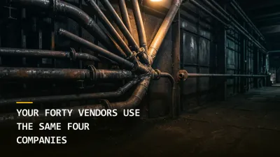 Your Forty Vendors Use the Same Four Companies