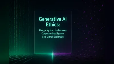 Generative AI Ethics: Intelligence vs. Espionage