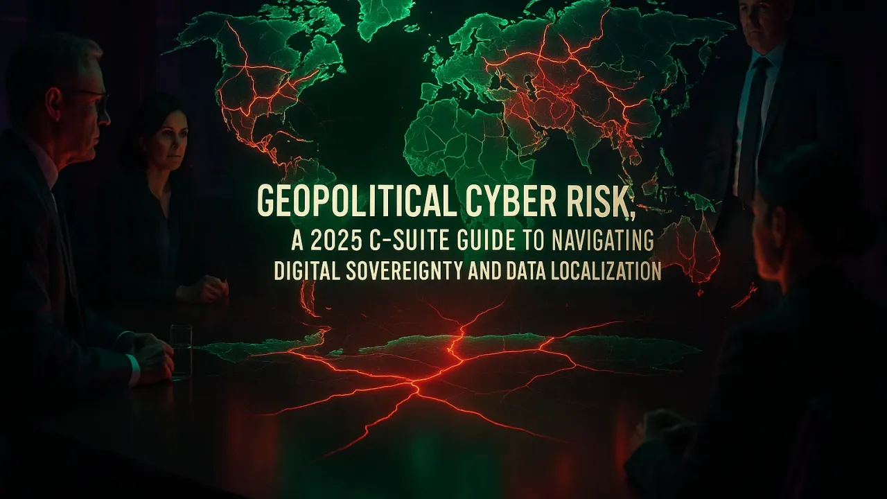 Geopolitical Cyber Risk: A 2025 C-Suite Guide to Navigating Digital Sovereignty and Data Localization