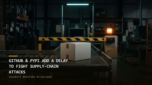 GitHub and PyPI Add a Delay to Blunt Supply-Chain Attacks & ChatGPT Handed Out Bioweapon Recipes (07/26/2026)