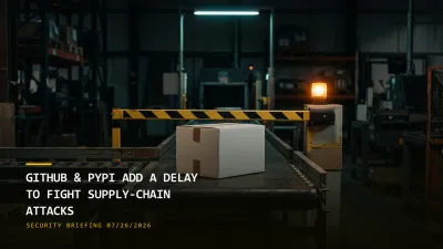GitHub and PyPI Add a Delay to Blunt Supply-Chain Attacks & ChatGPT Handed Out Bioweapon Recipes (07/26/2026)