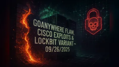 GoAnywhere Flaw, Cisco Exploits & LockBit Variant – 09/26/2025