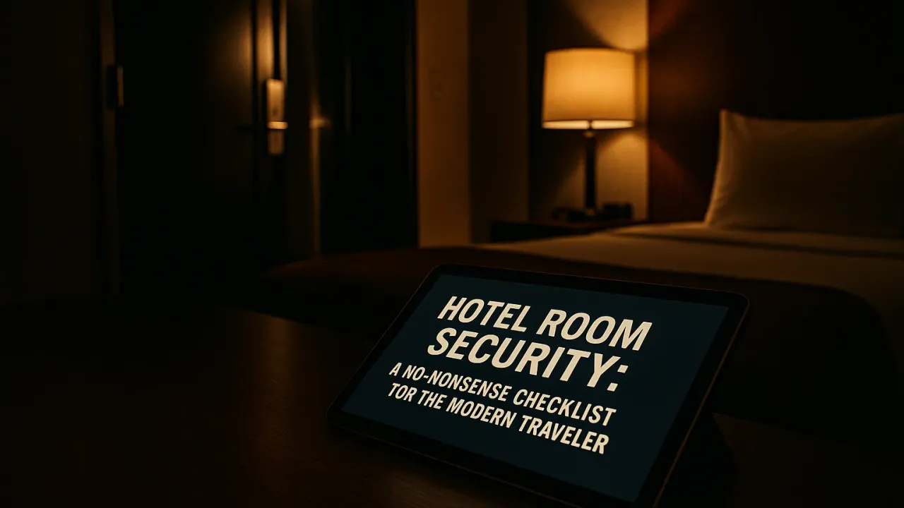 Hotel Room Security: A No-Nonsense Checklist for the Modern Traveler