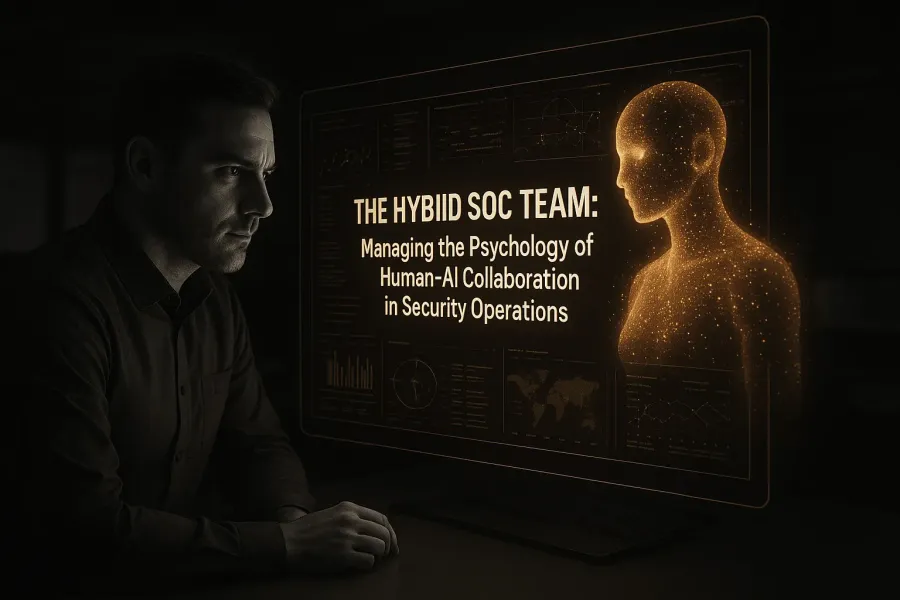 The Hybrid SOC Team: Managing the Psychology of Human-AI Collaboration in Security Operations