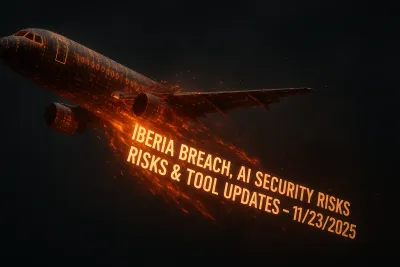 Iberia Breach, AI Security Risks & Tool Updates – 11/23/2025