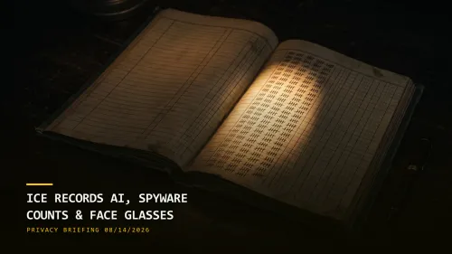ICE Wants an AI Over Billions of Records (08/14/2026)