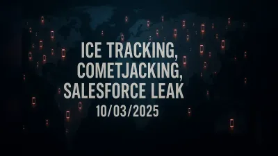 ICE Tracking, CometJacking, Salesforce Leak – 10/03/2025
