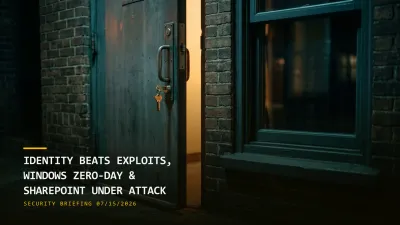 Identity Beats Exploits, a Windows Zero-Day PoC & SharePoint Under Attack (07/15/2026)