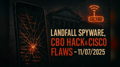 Landfall Spyware, CBO Hack & Cisco Flaws – 11/07/2025