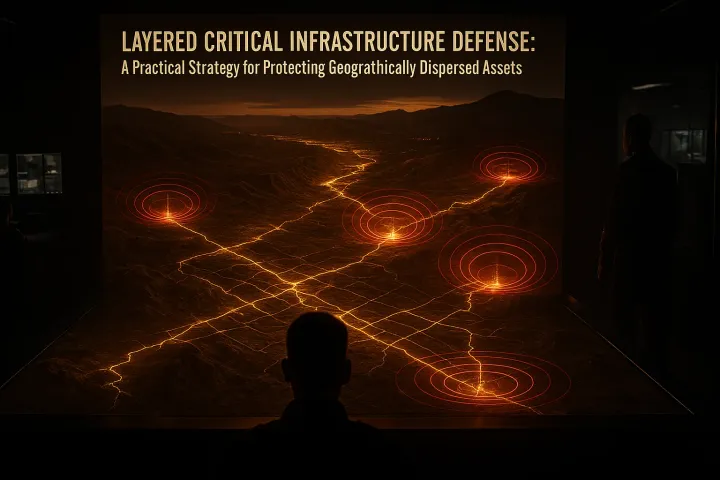 Layered Critical Infrastructure Defense: A Practical Strategy for Protecting Geographically Dispersed Assets
