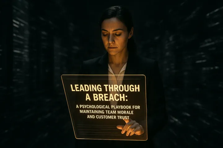 Leading Through a Breach: A Psychological Playbook for Maintaining Team Morale and Customer Trust