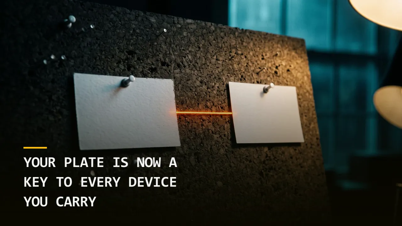 Your License Plate Is Now a Key to Every Device You Carry