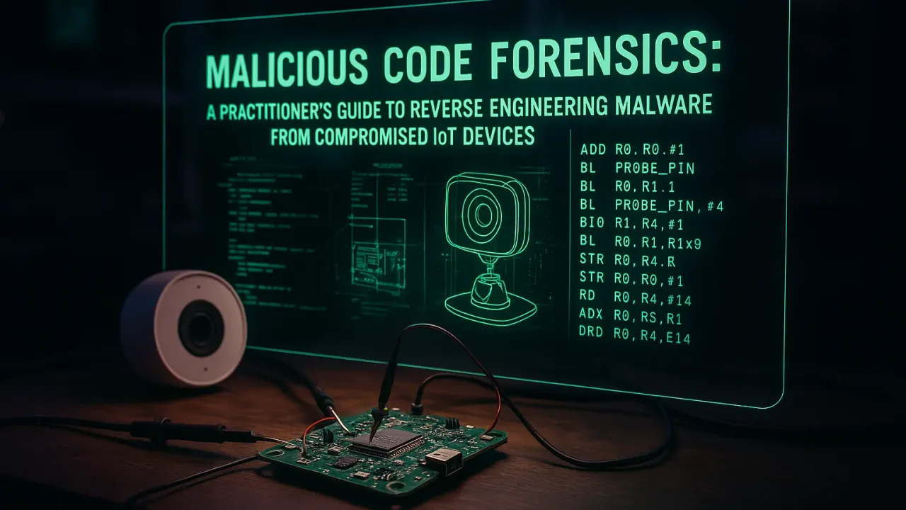 Malicious Code Forensics: A Practitioner's Guide to Reverse Engineering Malware from Compromised IoT Devices