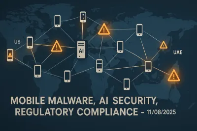 Mobile Malware, AI Security, Regulatory Compliance – 11/08/2025