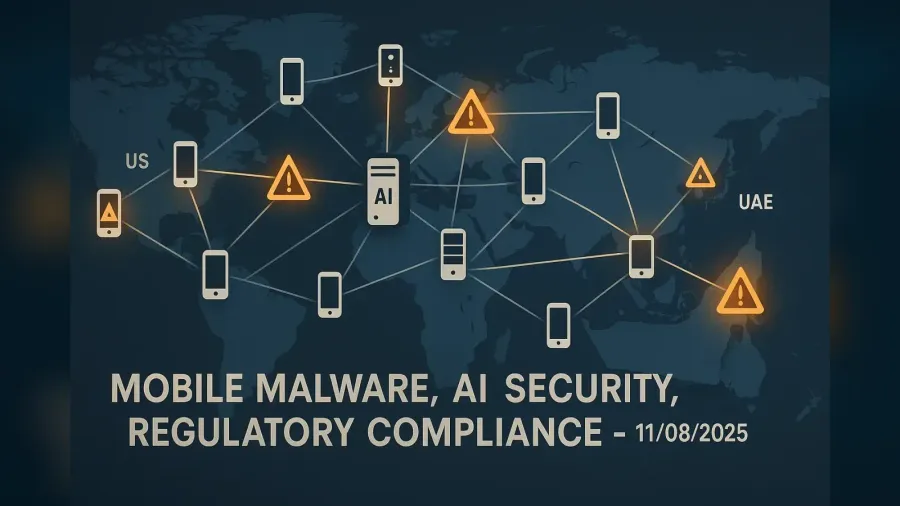Mobile Malware, AI Security, Regulatory Compliance – 11/08/2025
