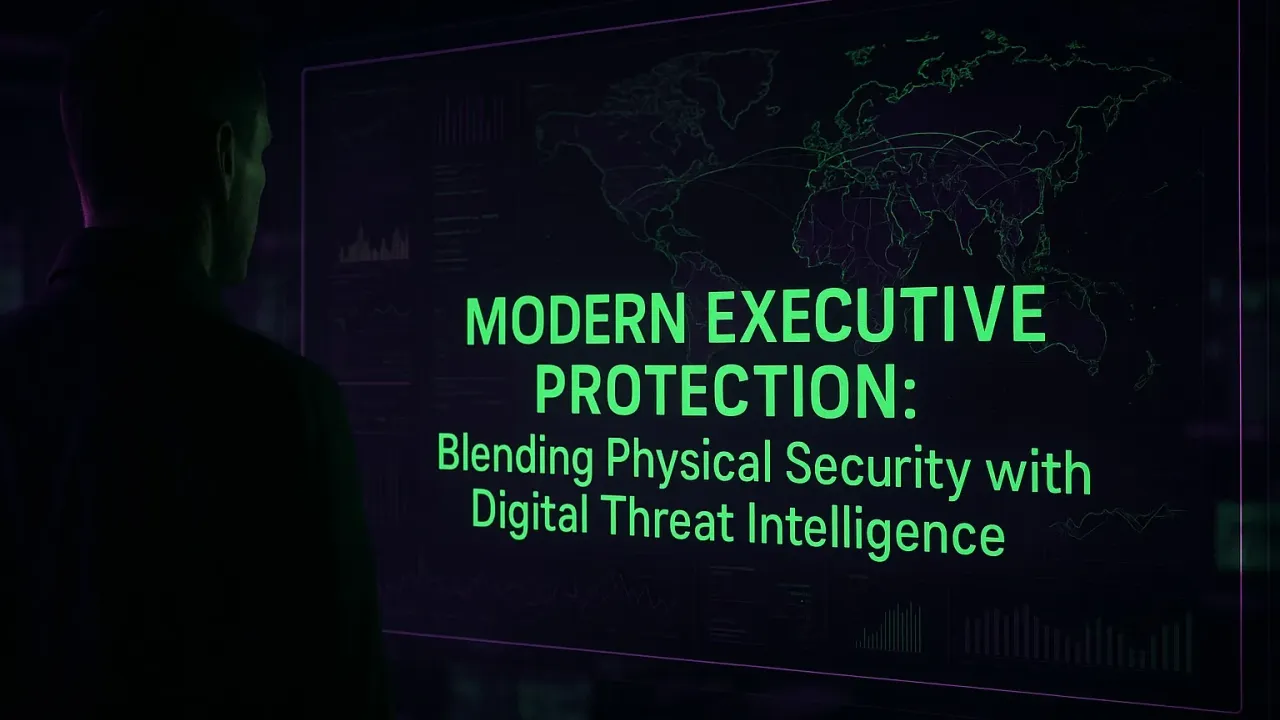 Modern Executive Protection: Blending Physical Security with Digital Threat Intelligence