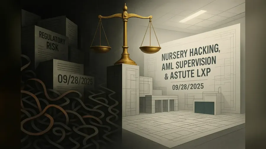 Nursery Hacking, AML Supervision & Astute LXP – 09/28/2025