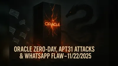 Oracle Zero-Day, APT31 Attacks & WhatsApp Flaw – 11/22/2025