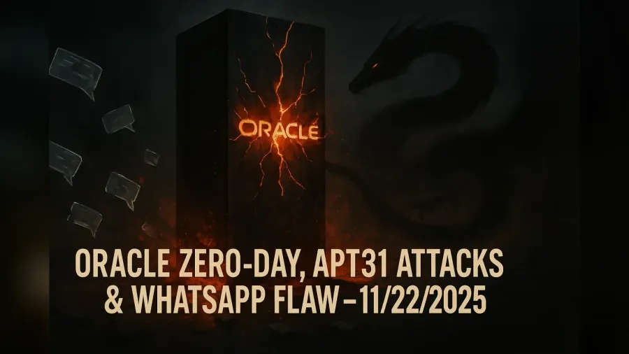 Oracle Zero-Day, APT31 Attacks & WhatsApp Flaw – 11/22/2025