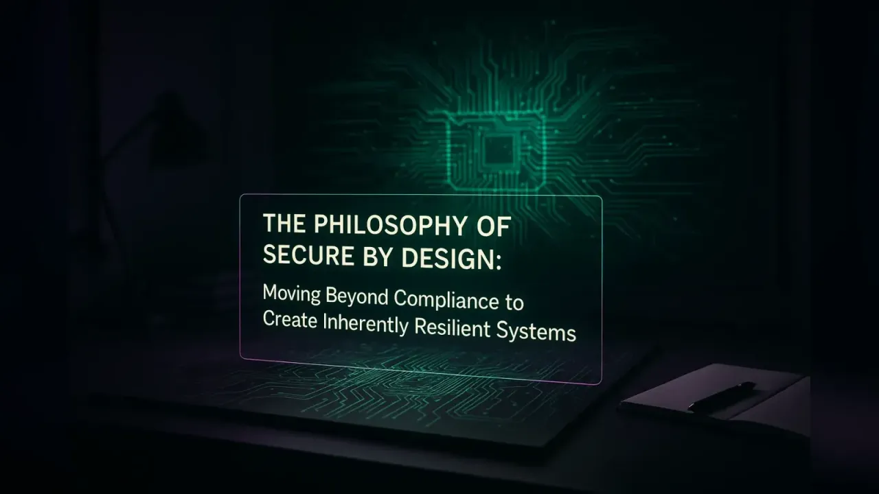 The Philosophy of Secure by Design: Moving Beyond Compliance to Create Inherently Resilient Systems