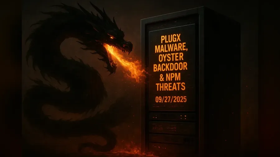 PlugX Malware, Oyster Backdoor & NPM Threats – 09/27/2025