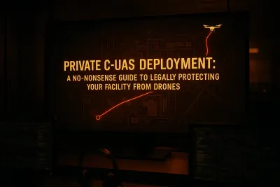 Private C-UAS Deployment: A No-Nonsense Guide to Legally Protecting Your Facility from Drones