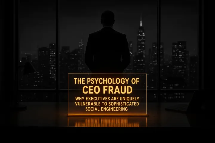 The Psychology of CEO Fraud: Why Executives Are Uniquely Vulnerable to Sophisticated Social Engineering
