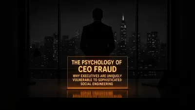 The Psychology of CEO Fraud: Why Executives Are Uniquely Vulnerable to Sophisticated Social Engineering