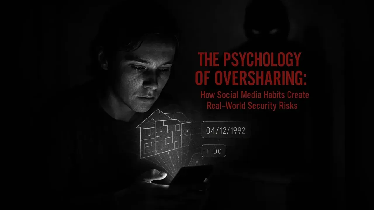 The Psychology of Oversharing: How Social Media Habits Create Real-World Security Risks
