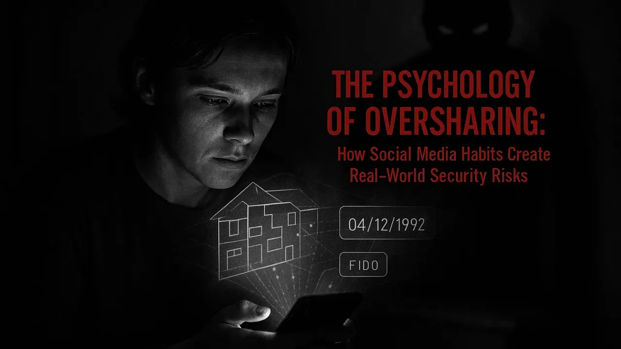 The Psychology of Oversharing: How Social Media Habits Create Real-World Security Risks