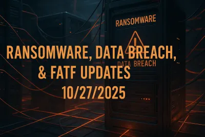 Ransomware, Data Breach, & FATF Updates – 10/27/2025