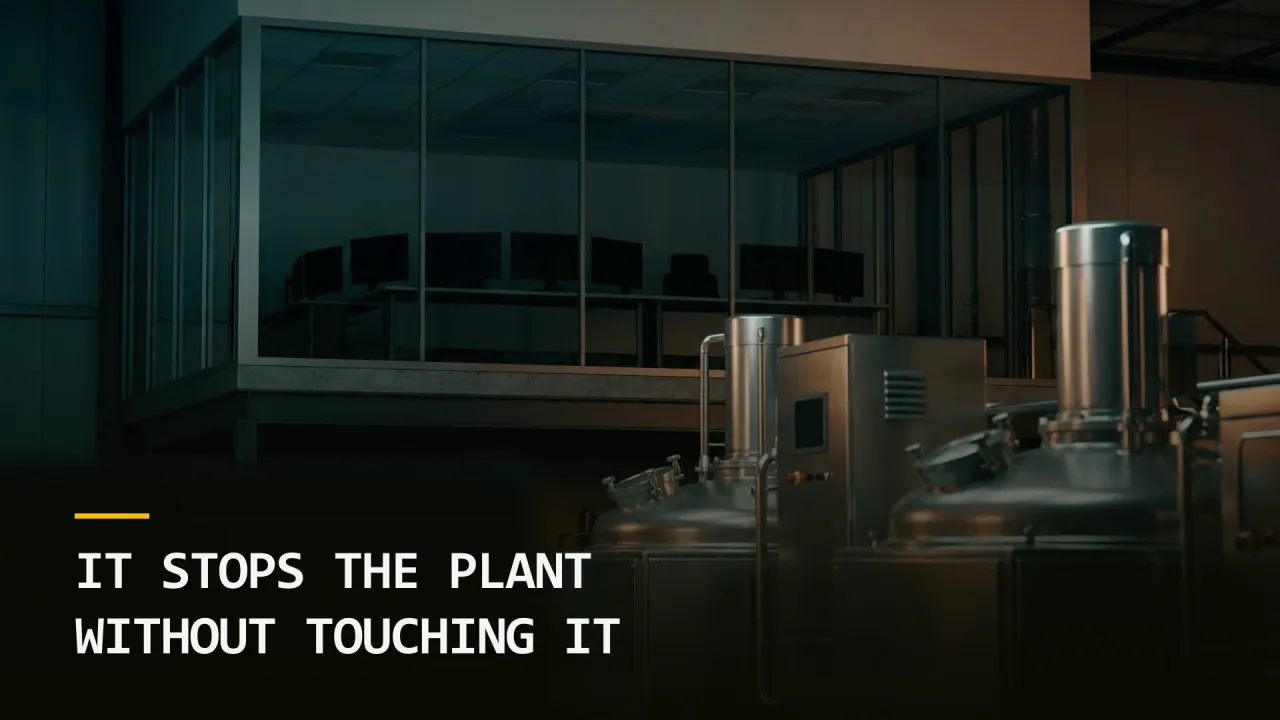 Why Ransomware Stops Your Plant Without Ever Touching It