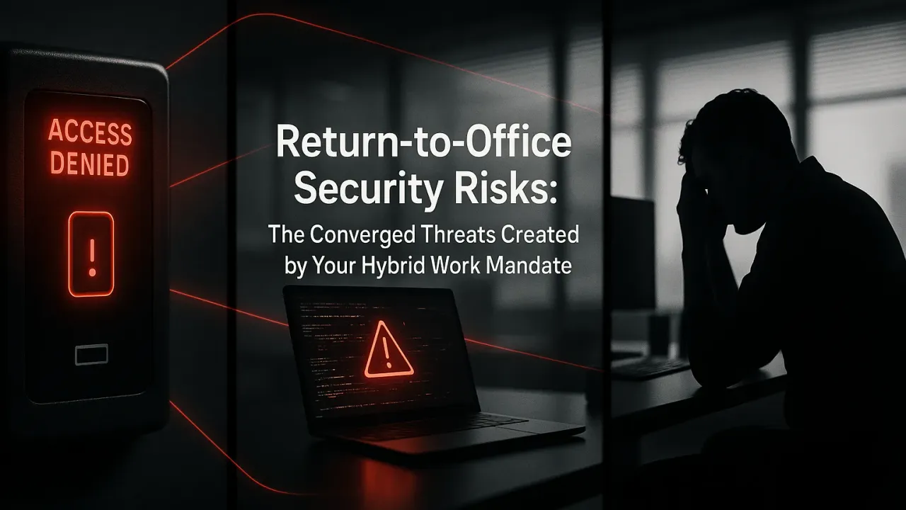 Return-to-Office Security Risks: The Converged Threats Created by Your Hybrid Work Mandate