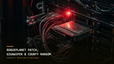 RoguePlanet Defender Fix, GigaWiper & $1M County Ransom (07/09/2026)