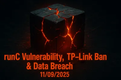 runC Vulnerability, TP-Link Ban & Data Breach – 11/09/2025