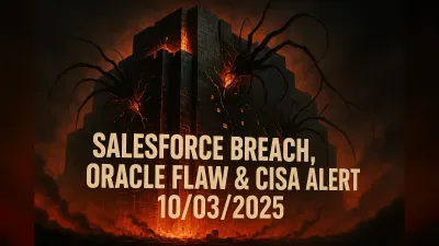 Salesforce Breach, Oracle Flaw & CISA Alert – 10/03/2025