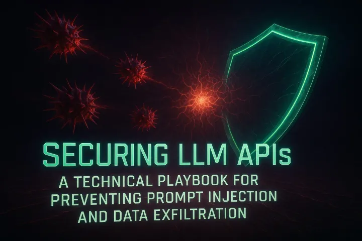 Securing LLM APIs: A Technical Playbook for Preventing Prompt Injection and Data Exfiltration