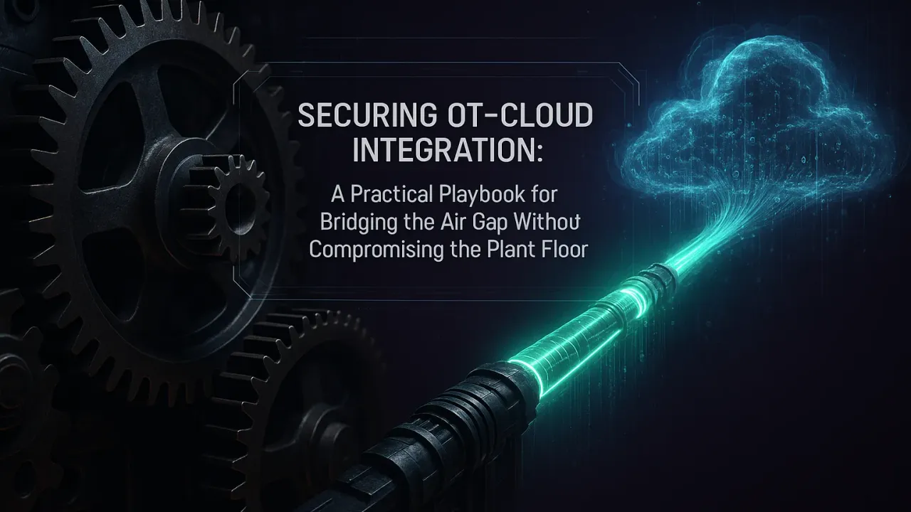Securing OT-Cloud Integration: A Practical Playbook for Bridging the Air Gap Without Compromising the Plant Floor
