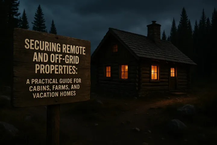 Securing Remote and Off-Grid Properties: A Practical Guide for Cabins, Farms, and Vacation Homes