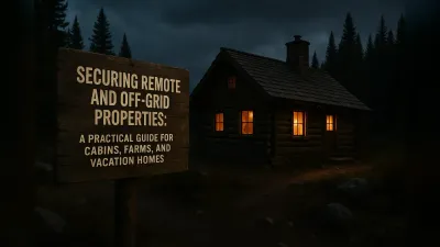 Securing Remote and Off-Grid Properties: A Practical Guide for Cabins, Farms, and Vacation Homes