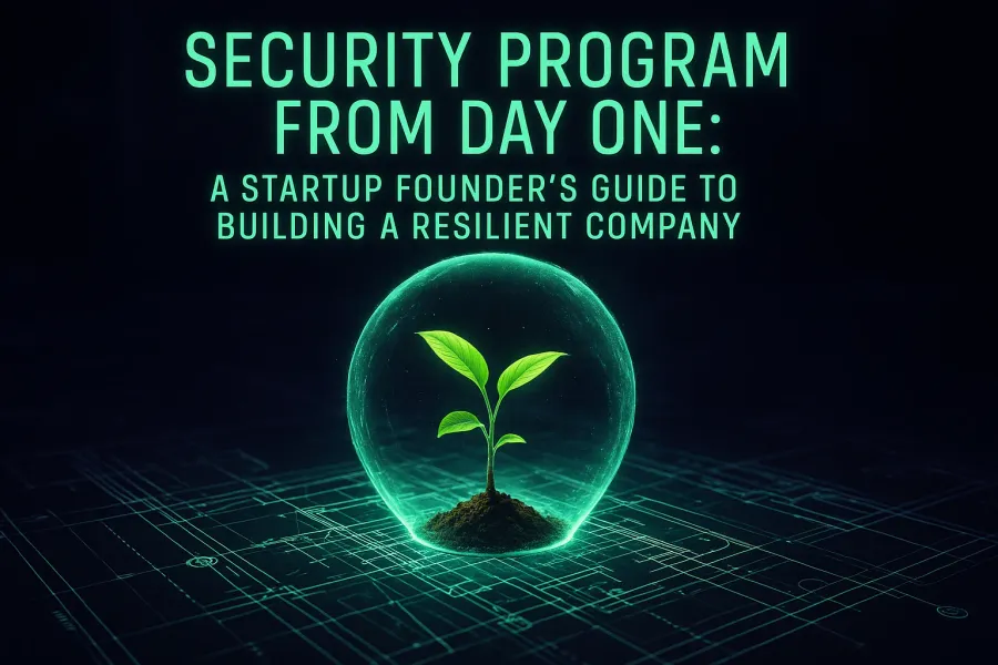 Security Program from Day One: A Startup Founder's Guide to Building a Resilient Company