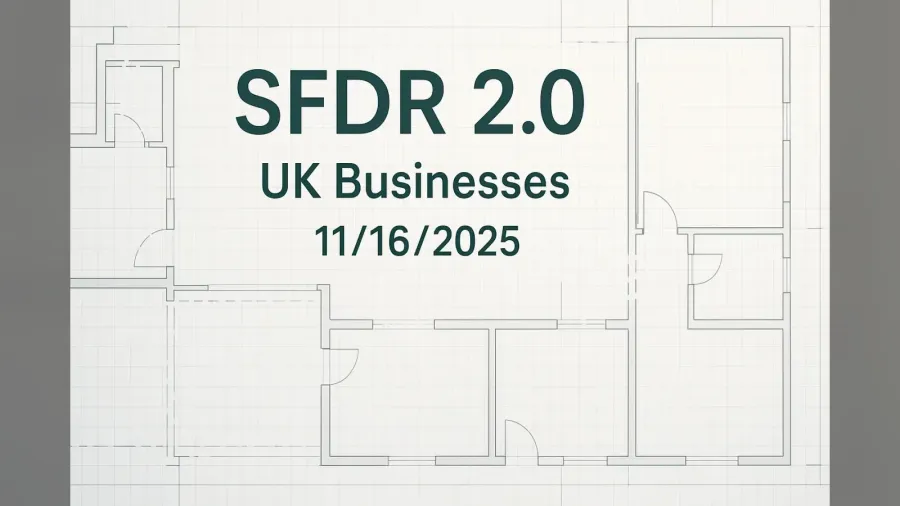 SFDR 2.0, UK Businesses – 11/16/2025