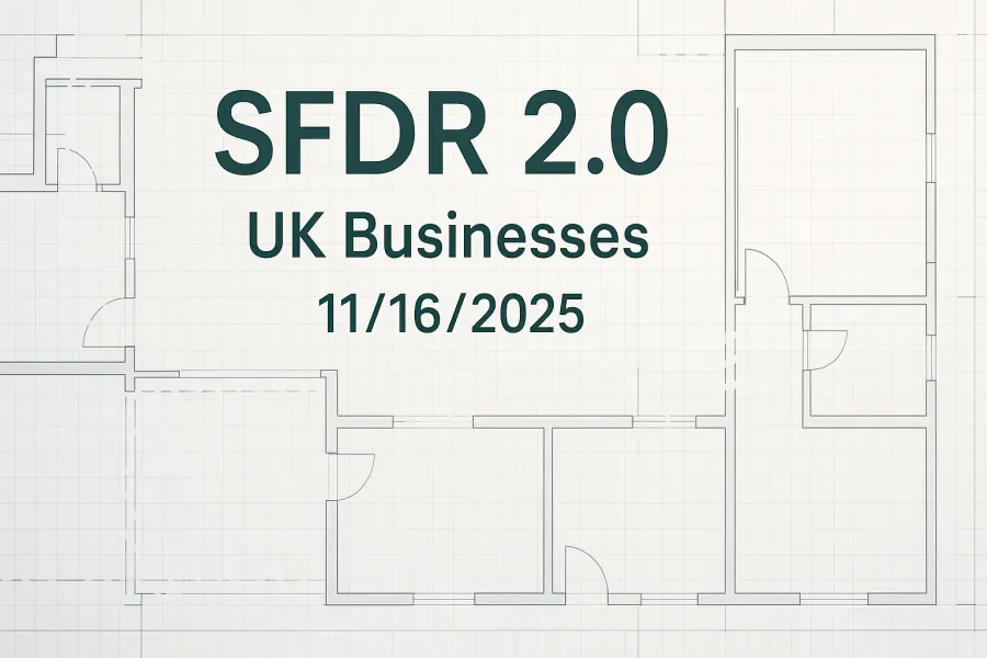 SFDR 2.0, UK Businesses – 11/16/2025