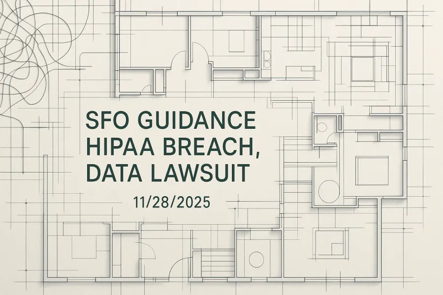 SFO Guidance, HIPAA Breach, Data Lawsuit – 11/28/2025