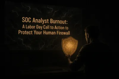 SOC Analyst Burnout: A Labor Day Call to Action to Protect Your Human Firewall