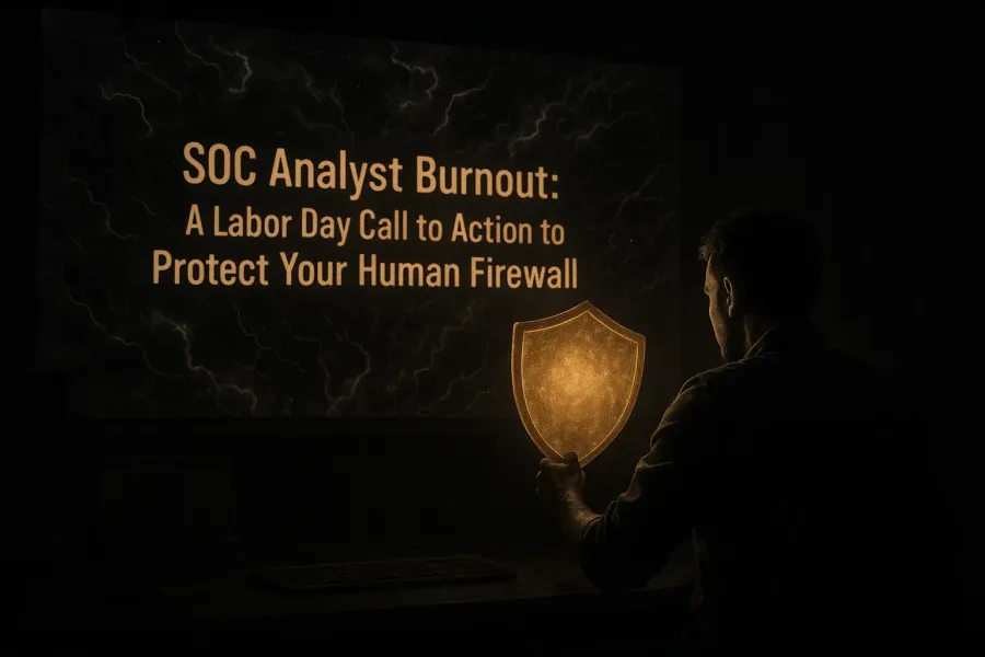 SOC Analyst Burnout: A Labor Day Call to Action to Protect Your Human Firewall