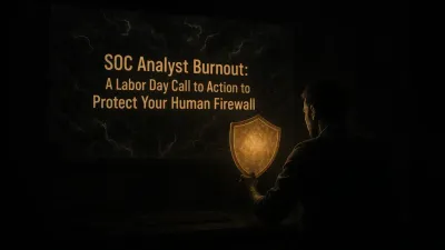 SOC Analyst Burnout: A Labor Day Call to Action to Protect Your Human Firewall